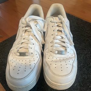 White Nike air forces